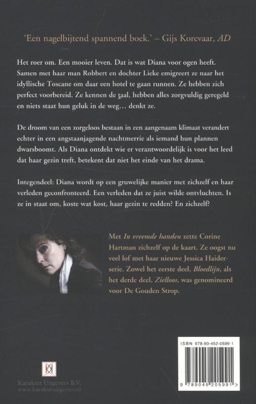 Achterkant van In vreemde handen