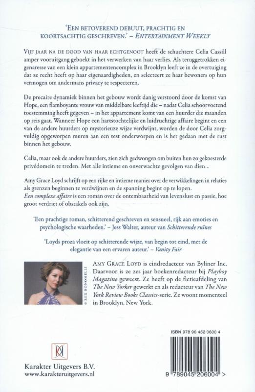 Achterkant van Een complexe affaire