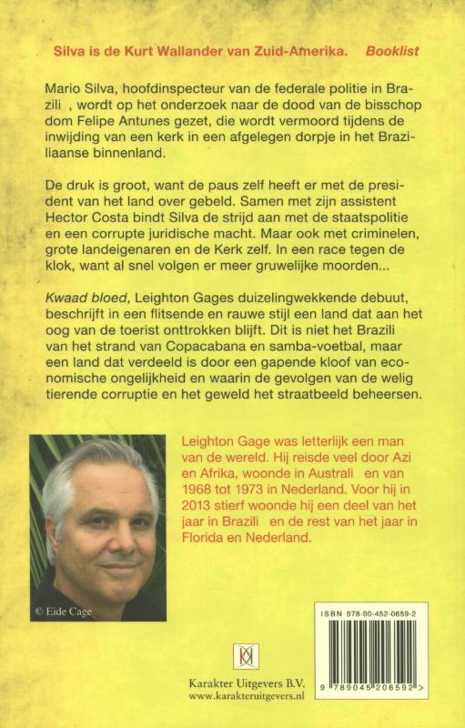 Achterkant van Kwaad bloed