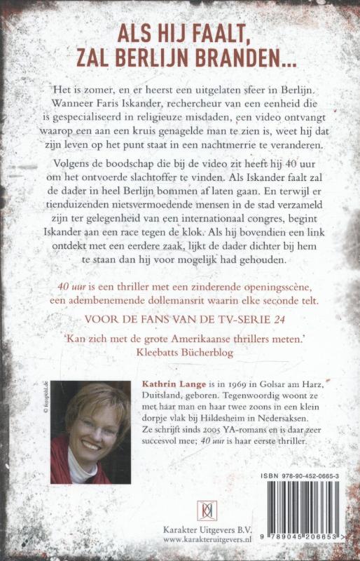 Achterkant van 40 Uur