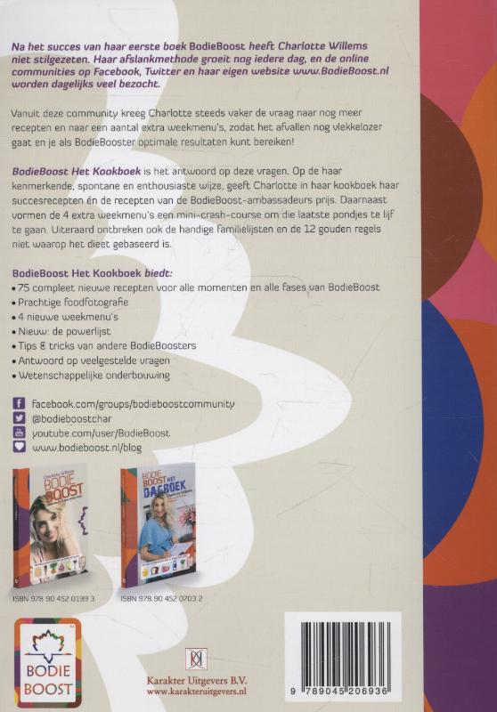 Achterkant van Het kookboek