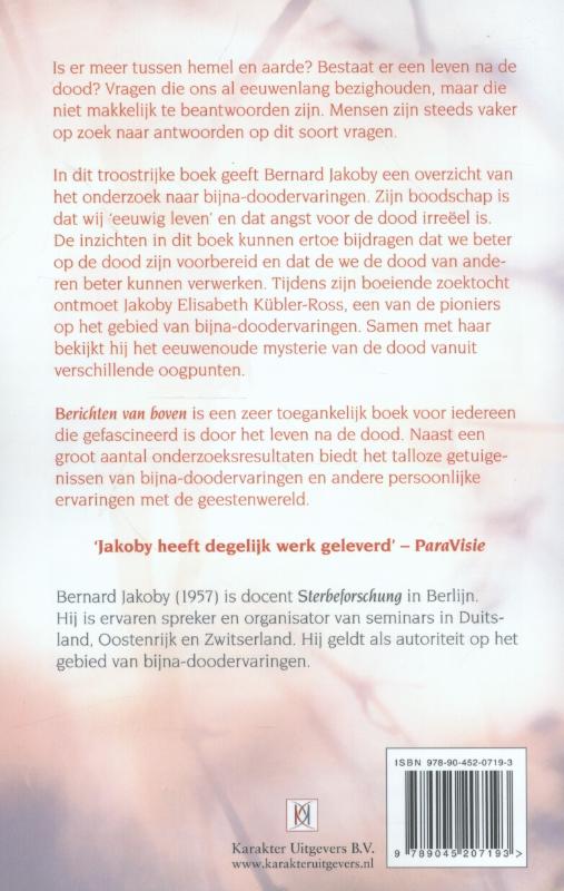 Achterkant van Berichten van boven