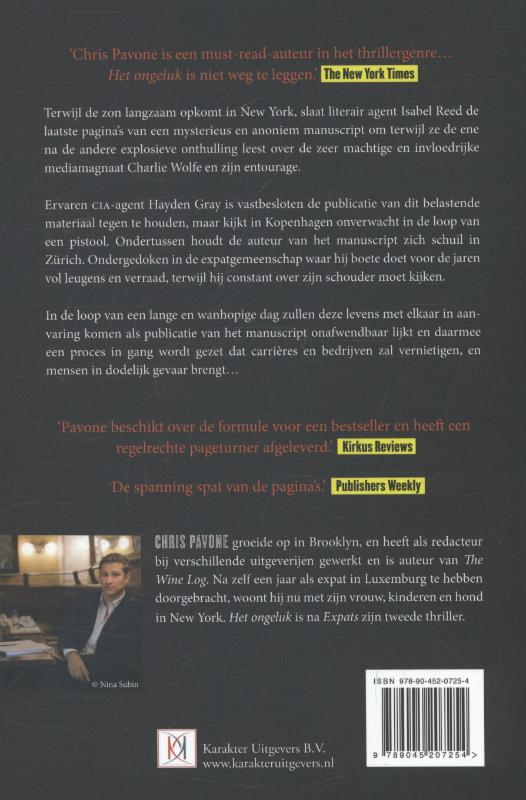Achterkant van Het ongeluk