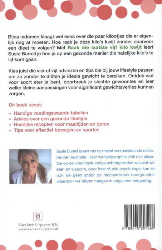 Achterkant van Raak die laatste 5 kilo kwijt