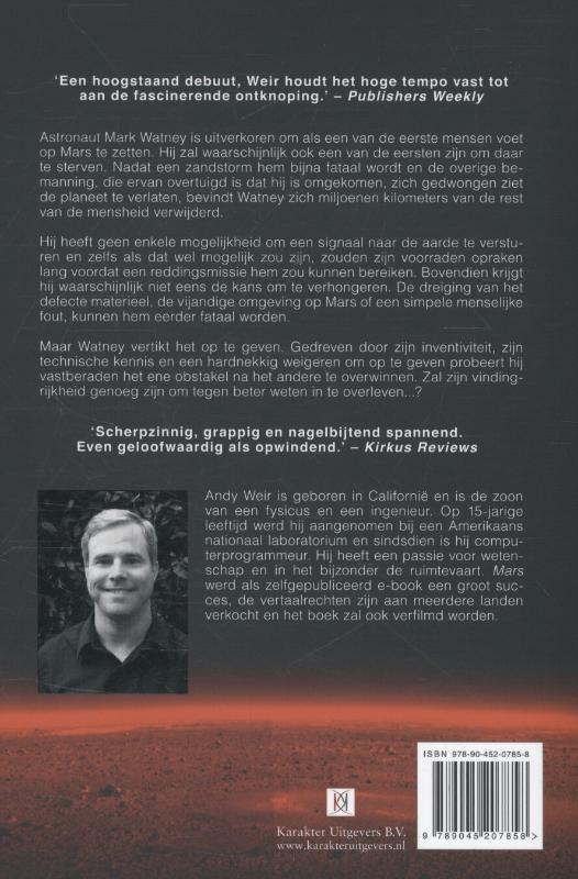 Achterkant van Mars