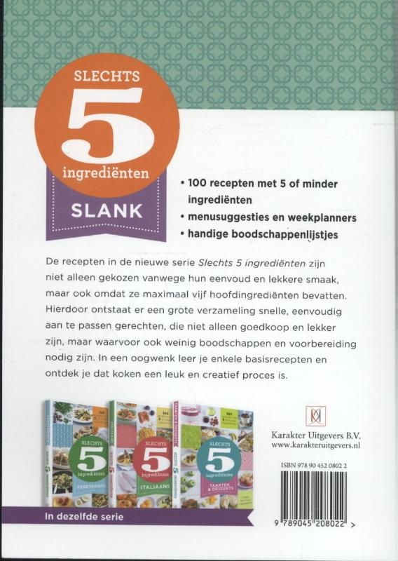 Achterkant van Slank