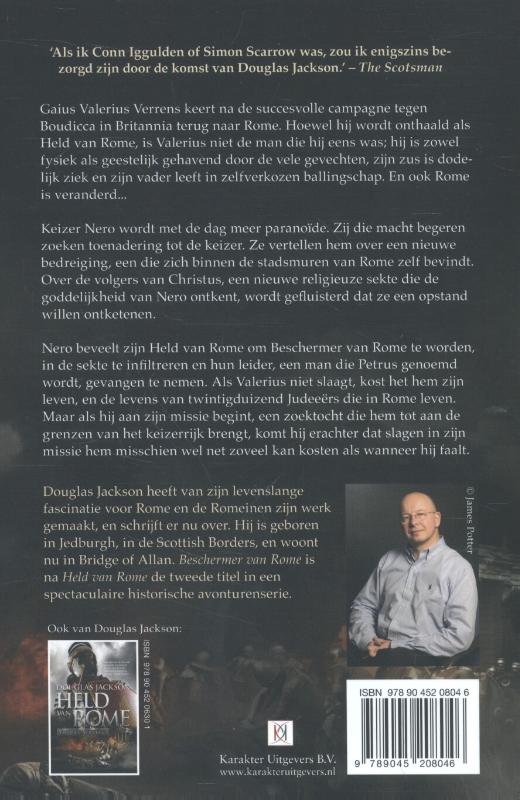 Achterkant van Beschermer van Rome
