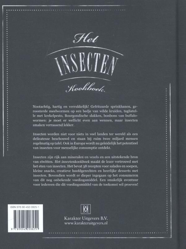 Achterkant van Het insectenkookboek