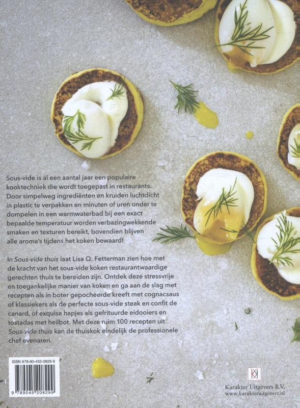 Achterkant van Sous-vide thuis