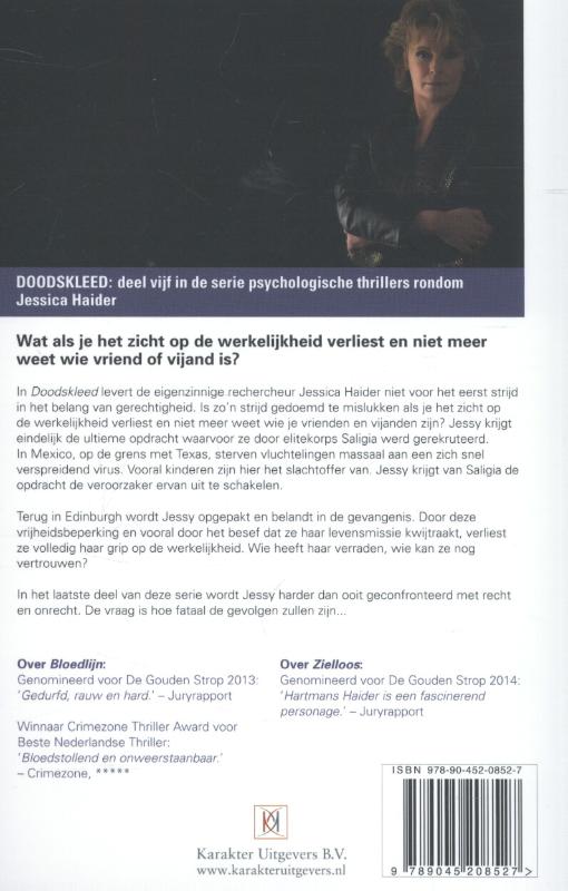 Achterkant van Doodskleed
