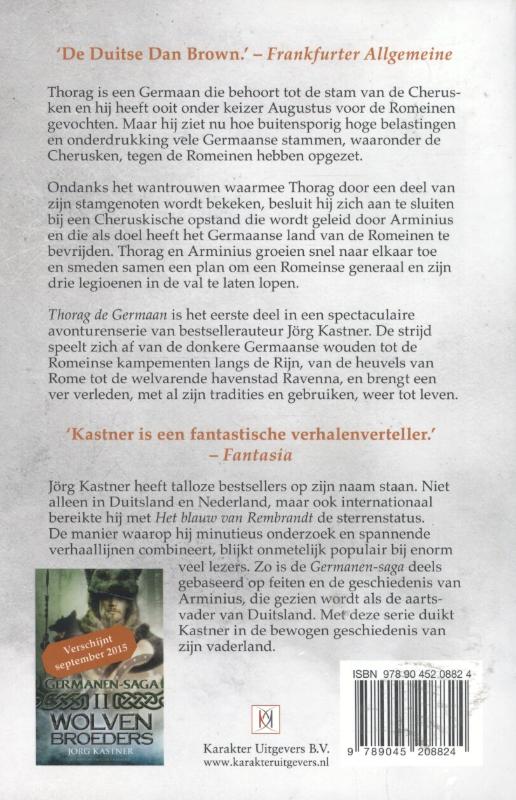 Achterkant van Thorag de Germaan