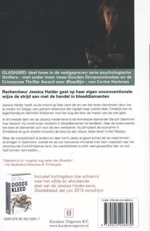 Achterkant van Glashard