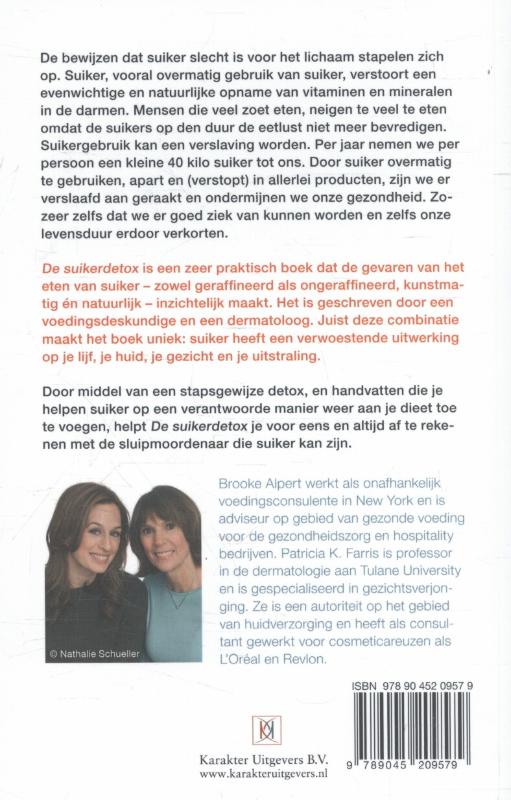 Achterkant van De suikerdetox