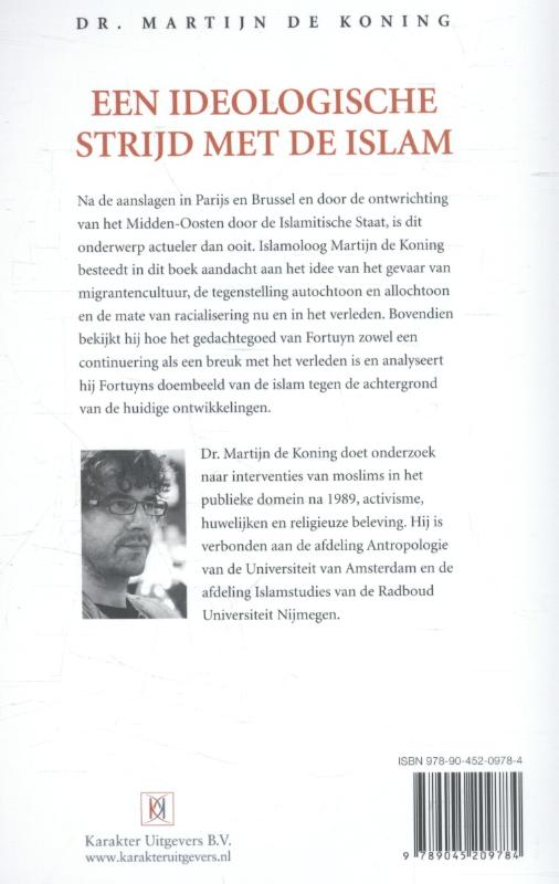 Achterkant van Een ideologische strijd met de islam
