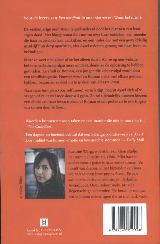 Achterkant van Mijn hart en andere zwarte gaten
