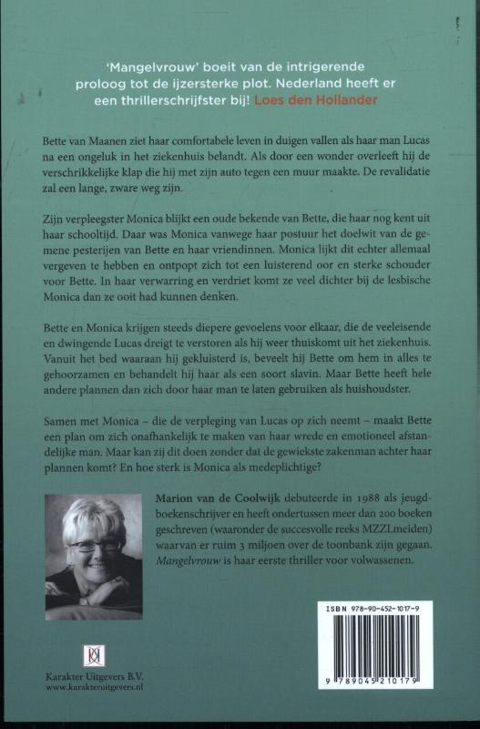 Achterkant van Mangelvrouw