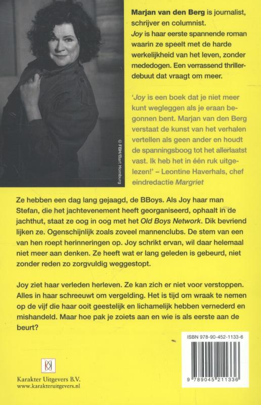 Achterkant van Joy