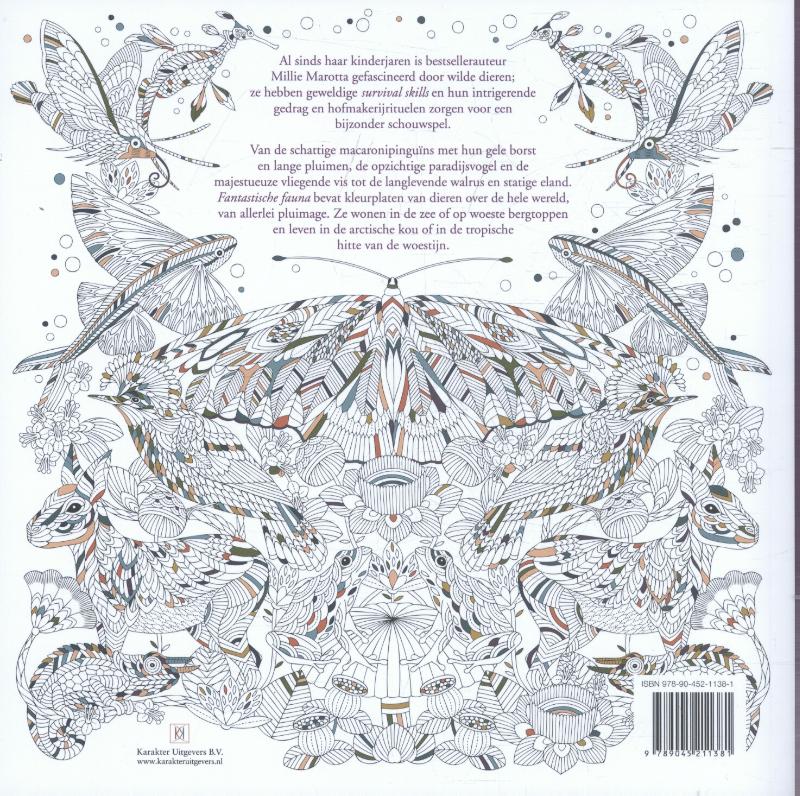 Achterkant van Fantastische fauna