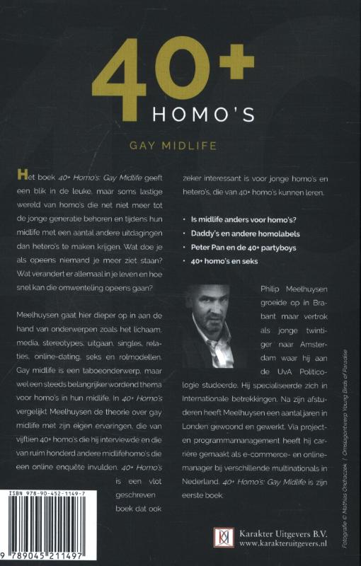 Achterkant van 40+ Homo's