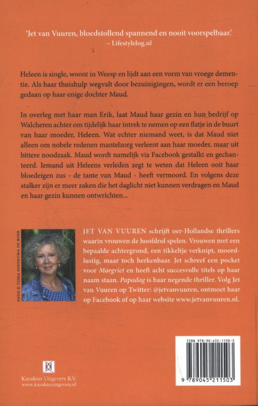 Achterkant van Papadag