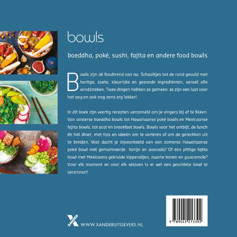 Achterkant van Bowls - Buddha, Poké, Sushi, Fajita en andere foodbowls