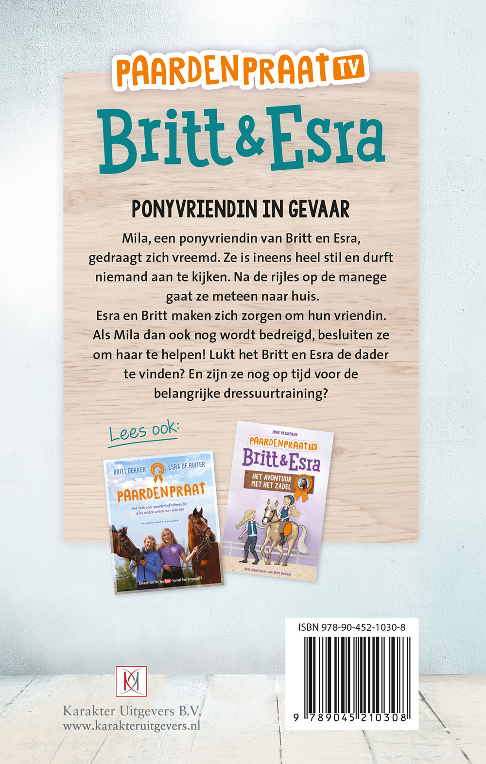 Achterkant van Ponyvriendin in gevaar
