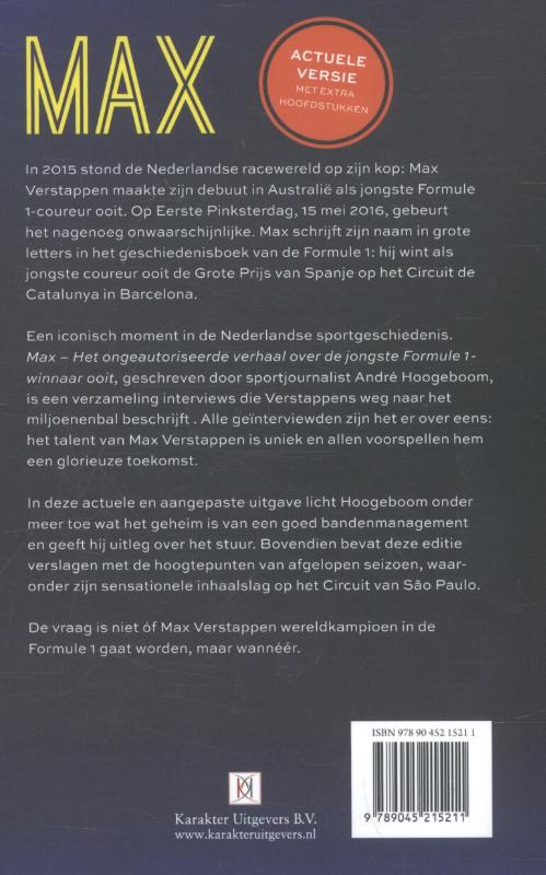 Achterkant van Actuele versie
