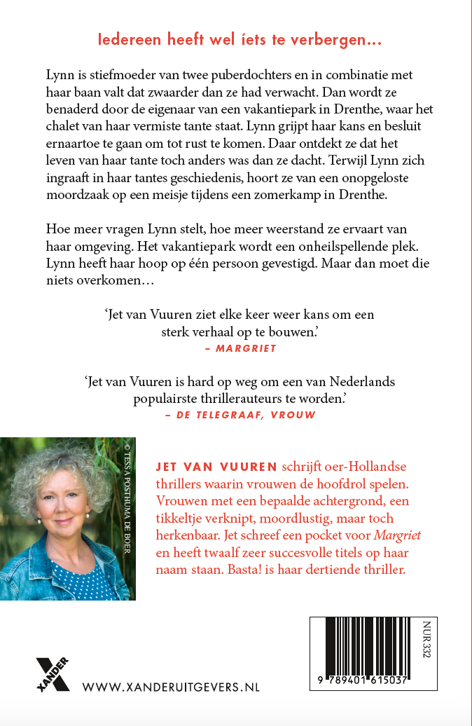 Achterkant van Basta!