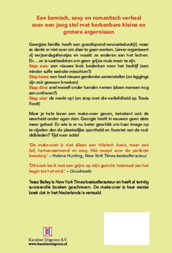 Achterkant van De make-over