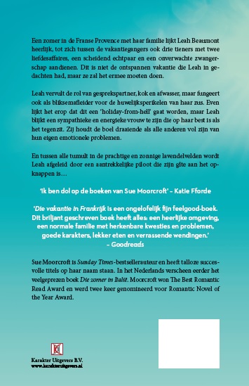 Achterkant van Die vakantie in Frankrijk