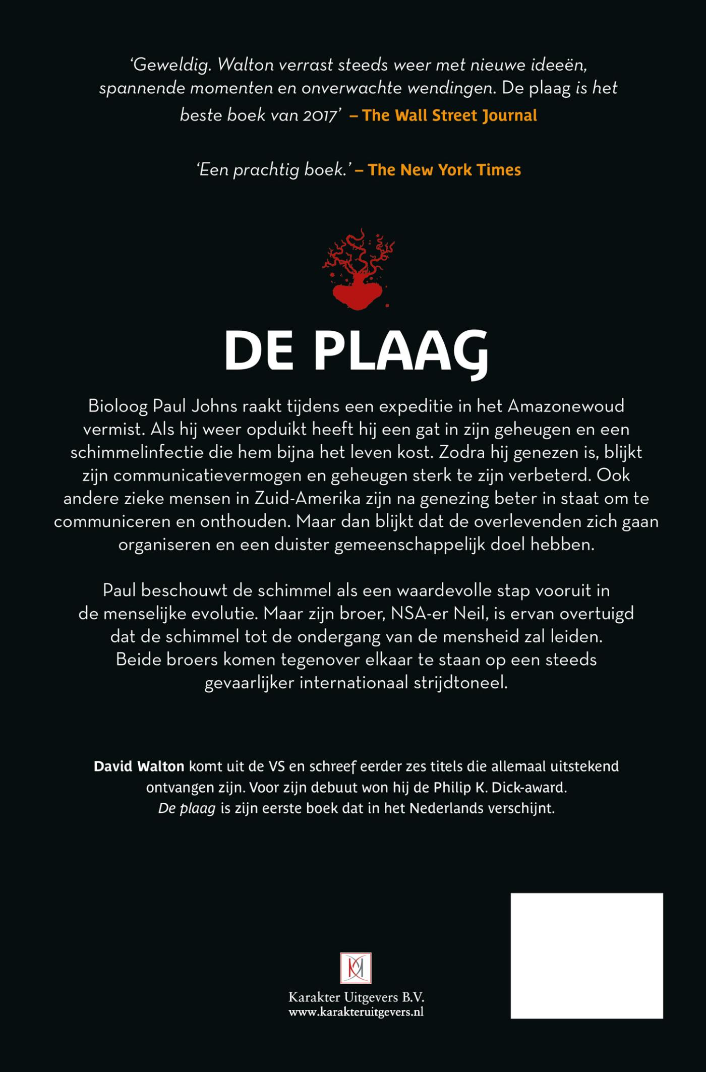 Achterkant van De plaag