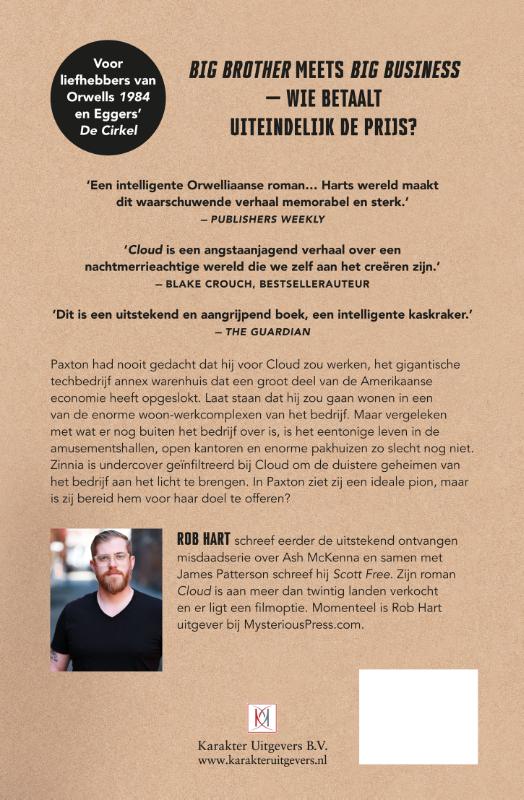 Achterkant van Cloud Inc.