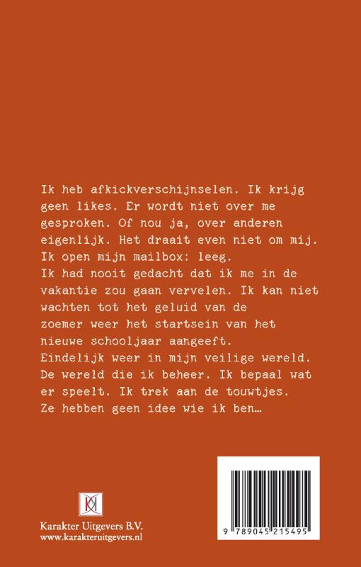 Achterkant van Volg me