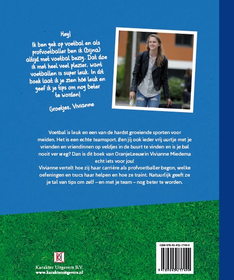 Achterkant van Meidenvoetbal