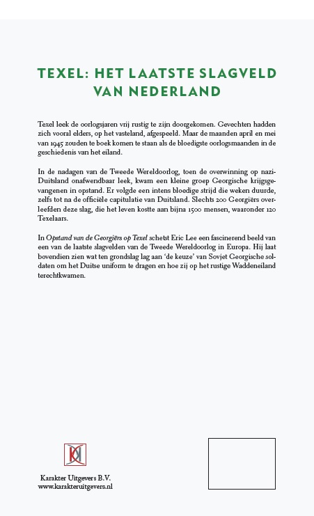 Achterkant van Opstand van de Georgiërs