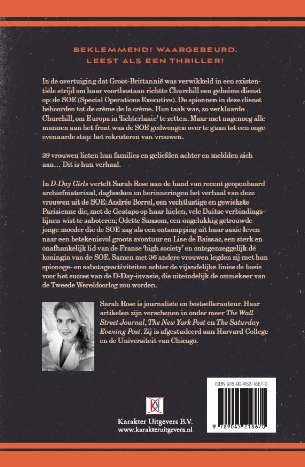 Achterkant van D-Day Girls