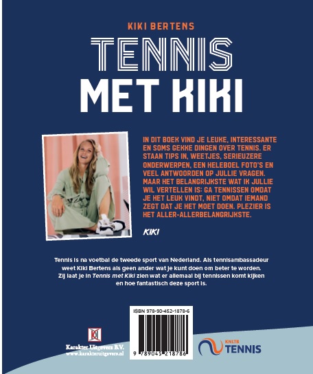 Achterkant van Tennis met Kiki