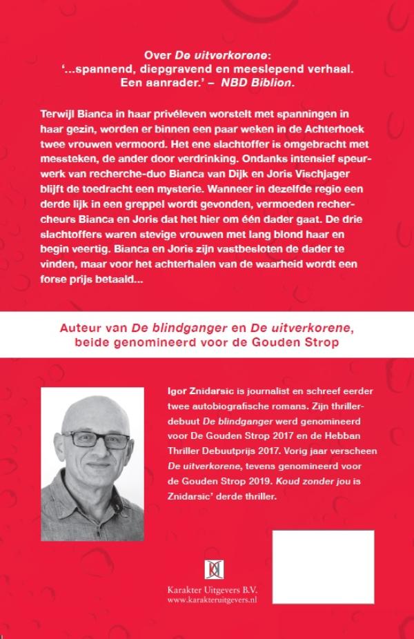 Achterkant van Koud zonder jou