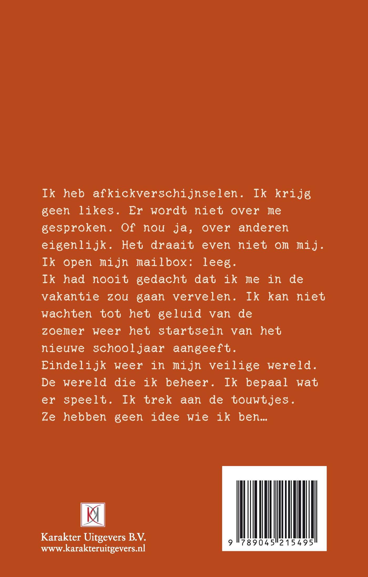 Achterkant van Volg me