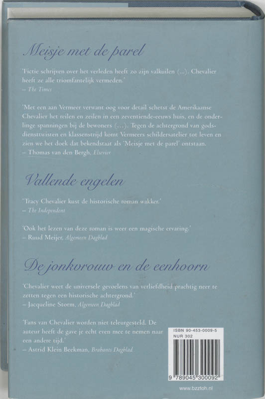 Achterkant van Maagdelijk blauw