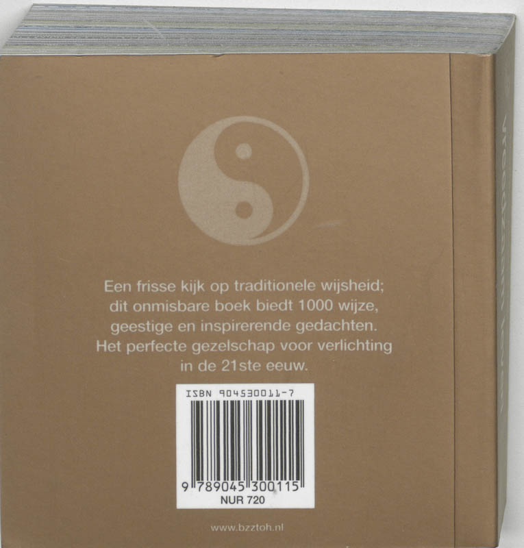 Achterkant van Duizend wegen naar een vreedzaam leven