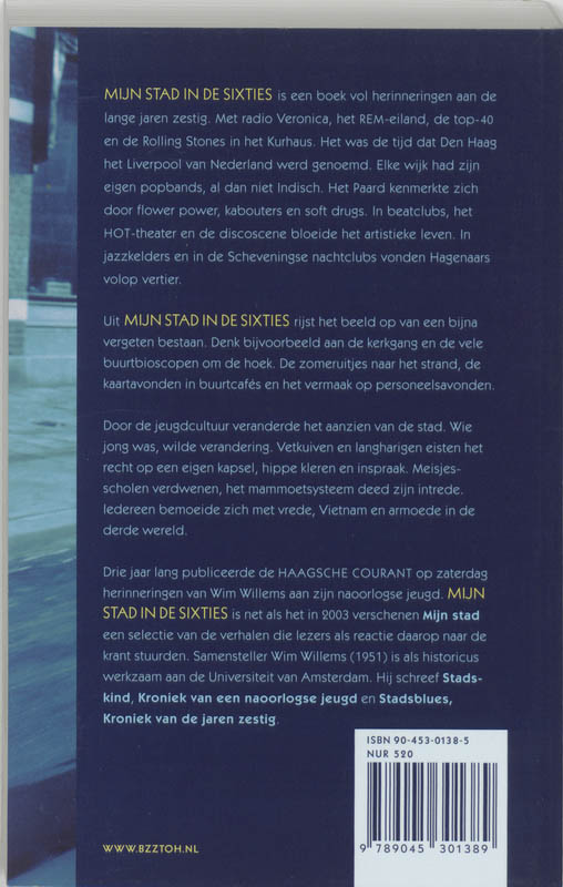 Achterkant van Mijn stad in de sixties