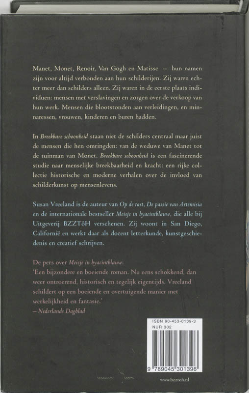 Achterkant van Breekbare schoonheid