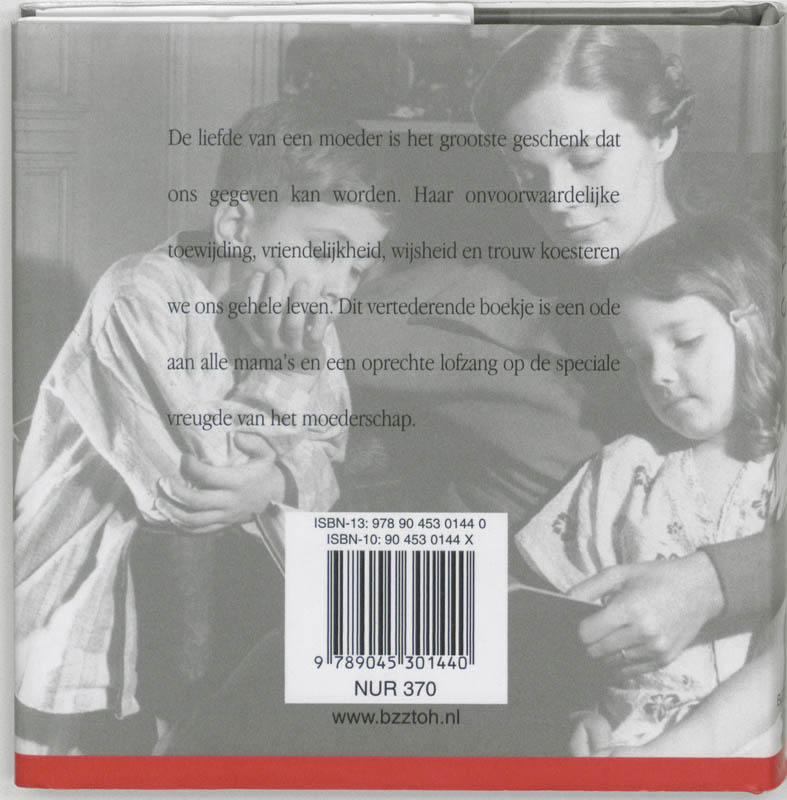 Achterkant van Mama's