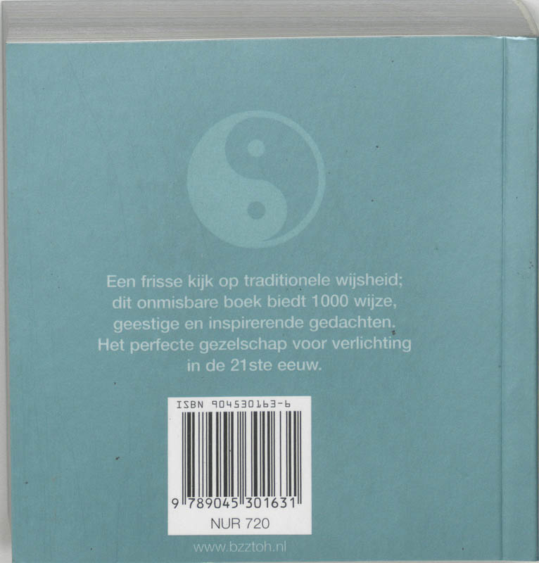 Achterkant van Duizend wegen naar rust
