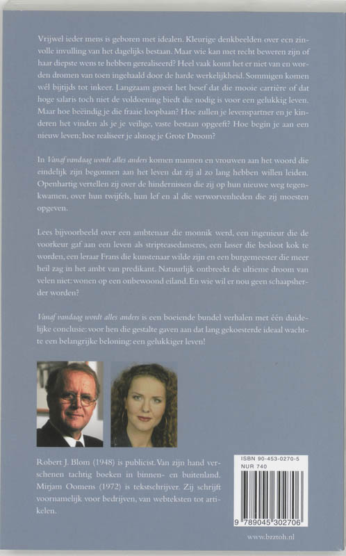 Achterkant van Vanaf vandaag wordt alles anders
