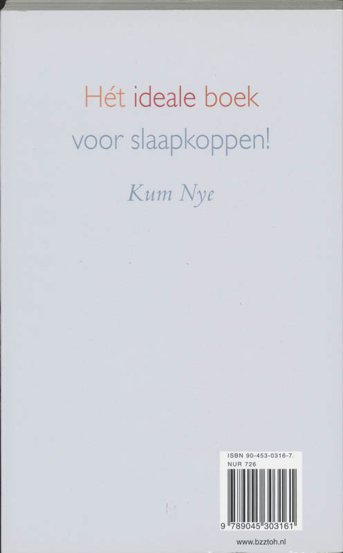 Achterkant van Wakker worden voor beginners - Kum Nye