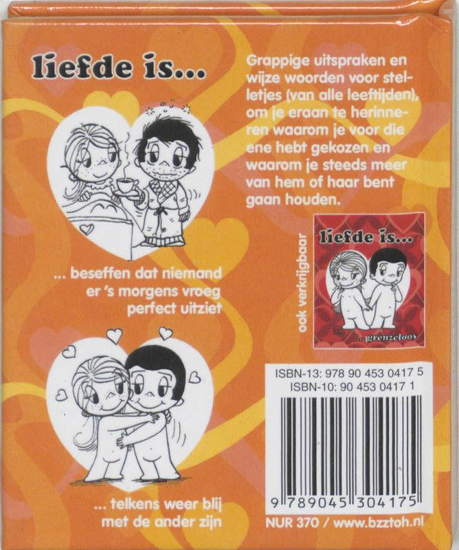 Achterkant van Liefde is ... tijdloos