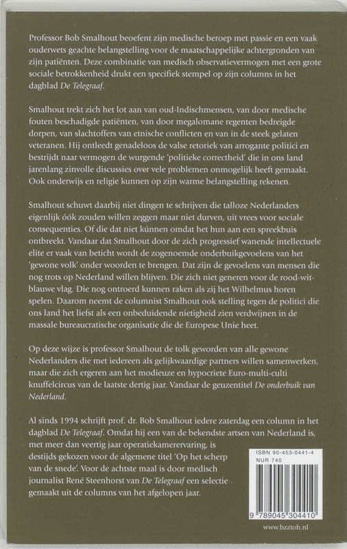 Achterkant van De onderbuik van Nederland