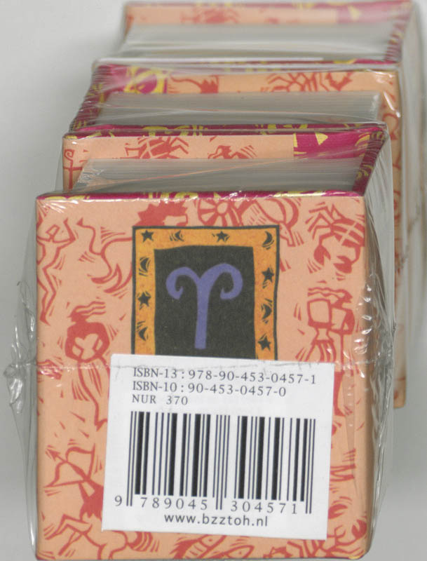 Achterkant van Astrologie mini Ram 3 ex